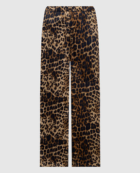 Simonetta Ravizza Брюки в анималистический принт S06PS58T90