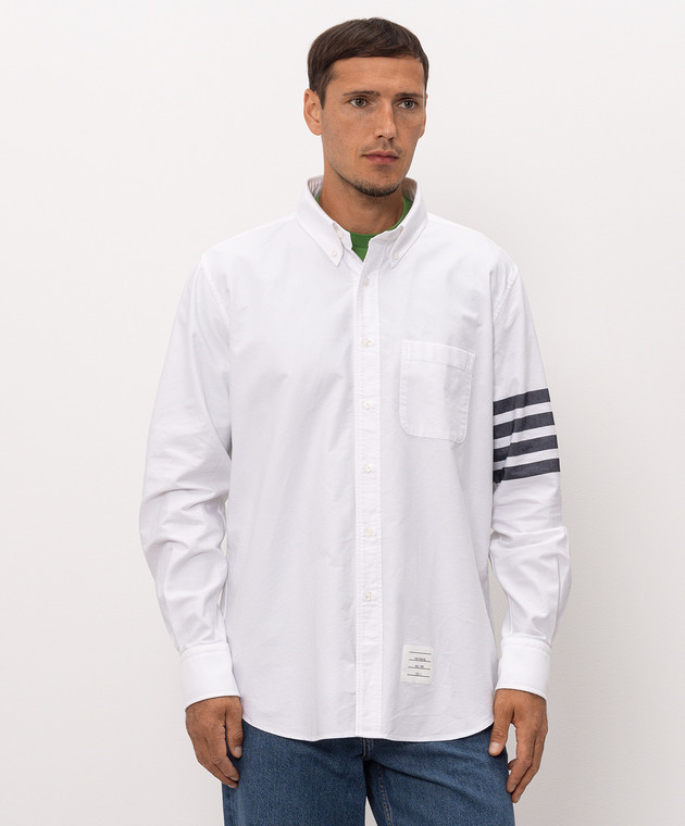Thom Browne Біла сорочка OXFORD MWL272AF1211 зображення 3