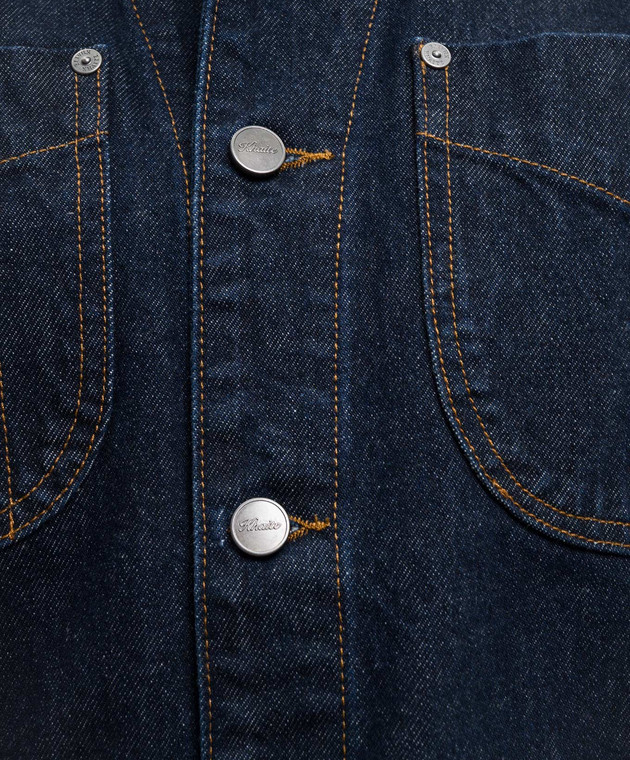 Khaite Синя джинсова куртка Wyatt 1192908040 зображення 5