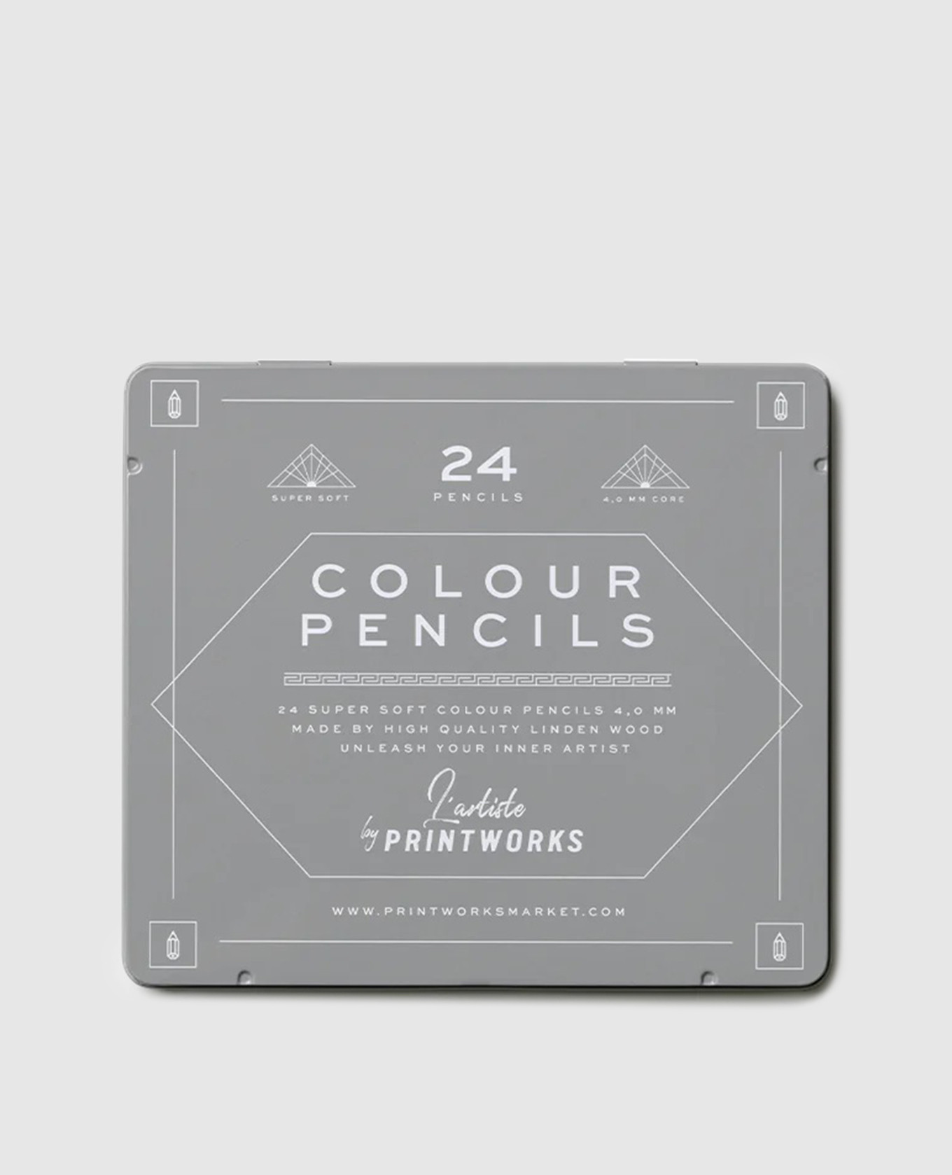 

Набор цветных карандашей CLASSIC 24, Бежевый, Канцелярия