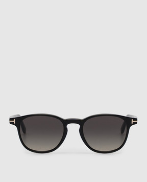 Tom Ford Чорні сонцезахисні окуляри HOLT FT1302