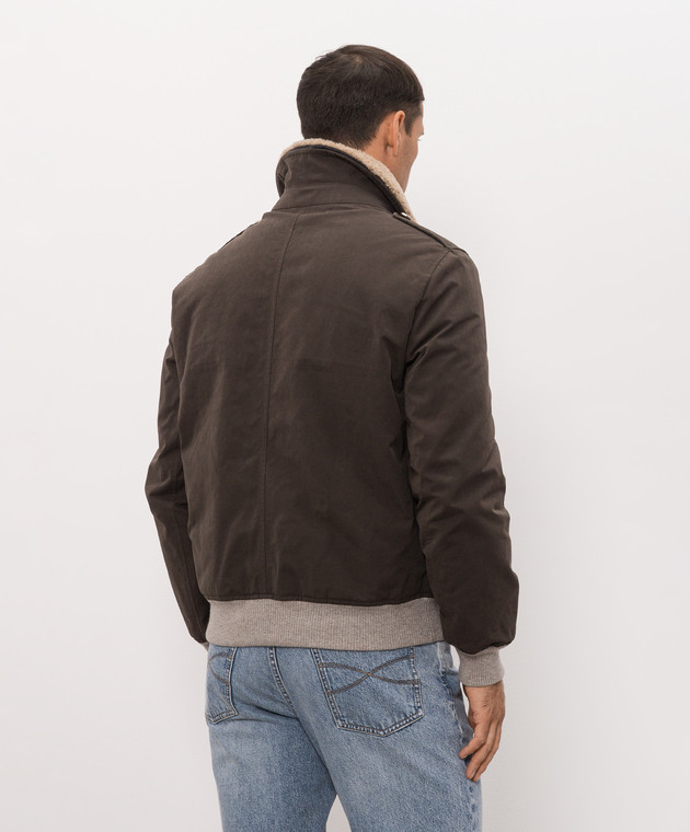 Brunello Cucinelli Коричневая куртка MG5456003 изображение 4