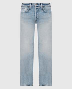 Tom Ford Блакитні джинси з ефектом потертості DPH001DMC099