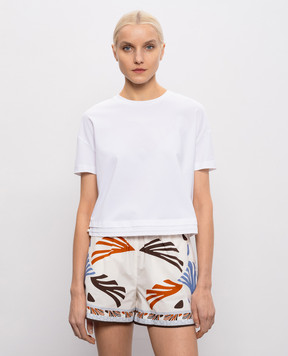 Herno Белая футболка из хлопка JG000264D52003