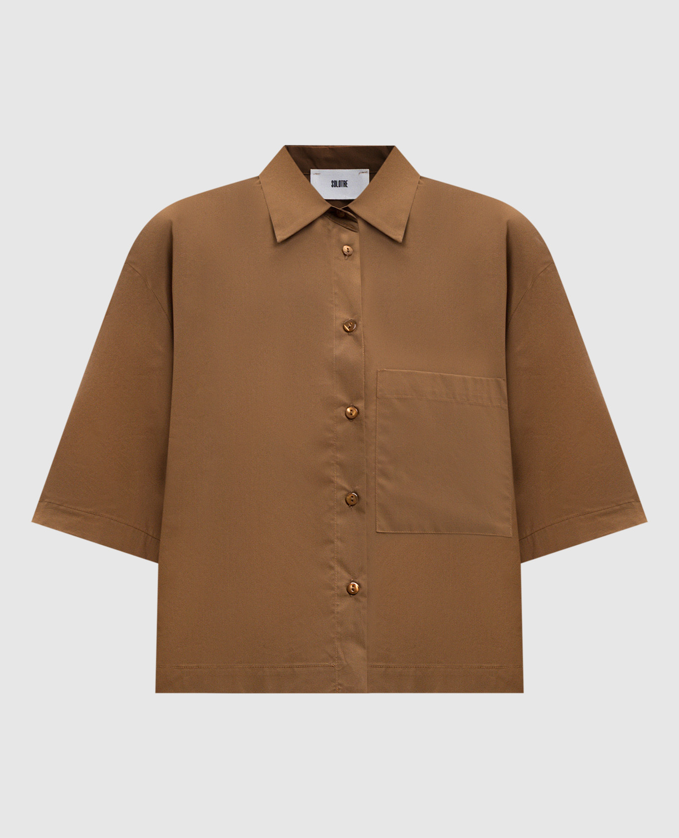 Коричневая рубашка