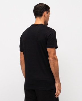 Dolce&Gabbana Чорна футболка з логотипом G8PT1TG7F2Ish