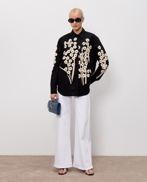 Khaite Білі джинси кльош 1185902100