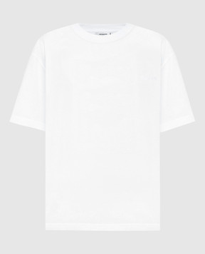Vetements Біла футболка з вишивкою логотипа ME76TR141WWw