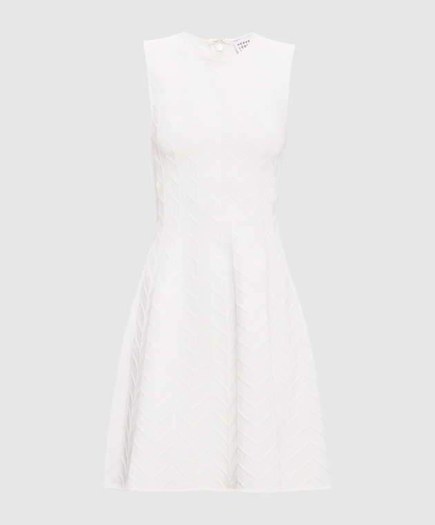 Herve Leger Белое платье Bryn 46DZZ8575954