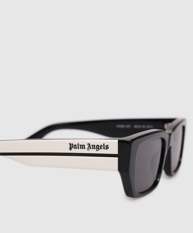 Palm Angels Черные очки с акцентными скобками PA1030010753 изображение 4