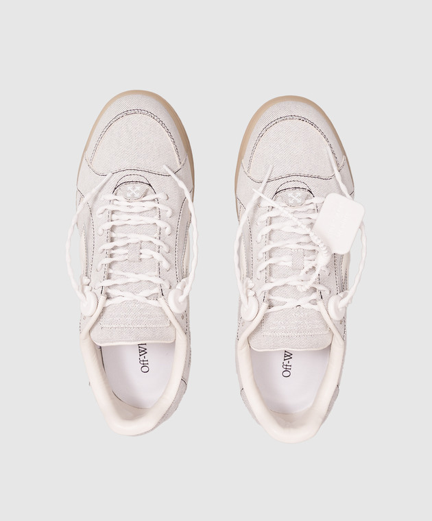 Off-White Серые кроссовки End Of Play OMIA2ALZ26DEN001 изображение 4