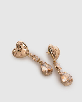 Twinset Золотые серьги с фианитами 262TA4033