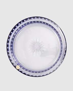 Treesseci Синя кришталева підставка для ванної кімнати Blue Sky Crystal BL66ATB