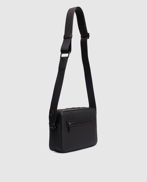 Stefano Ricci Черная кожаная сумка с логотипом логотип ND263GTUMR