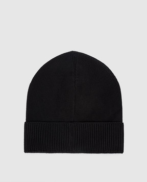 Palm Angels Черная шапка с логотипом PMLC002C99KNI001