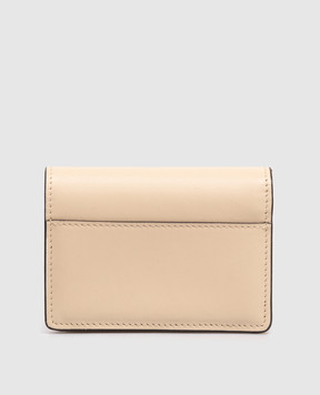 Versace Бежевое кожаное портмоне Tag 10200801A13677