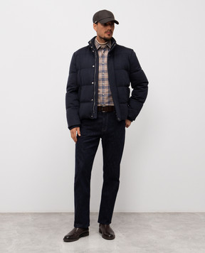 Cashmere&Whiskey Коричнева сорочка в клітинку 43752091324