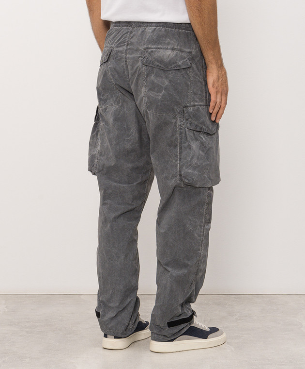 Stone Island Серые карго с эффектом потертости L2S153100053S00V1 изображение 4