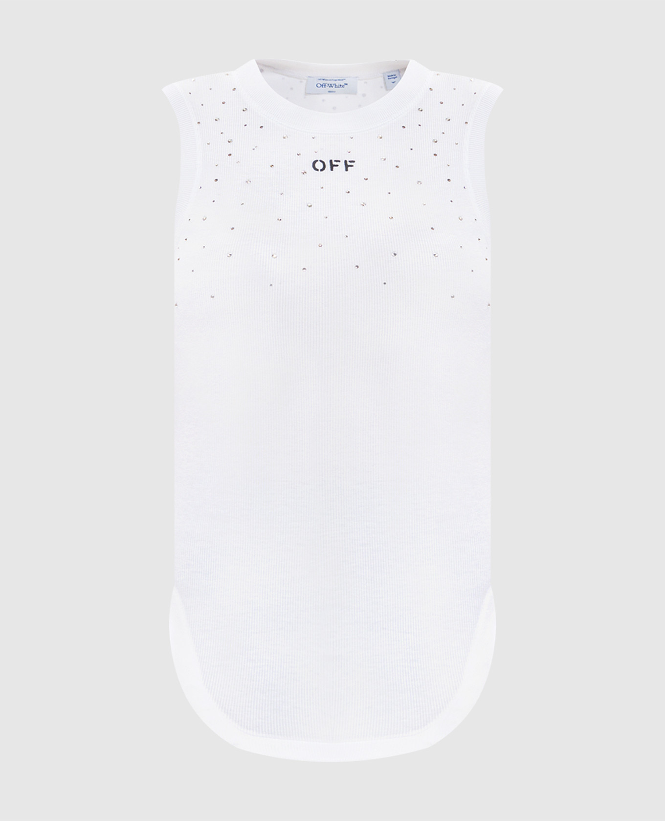 

Белый топ с кристаллами Swarovski, Топы