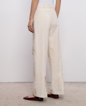 Max & Co Бежевые штаны ADORNO с шерстью MCOADORNO