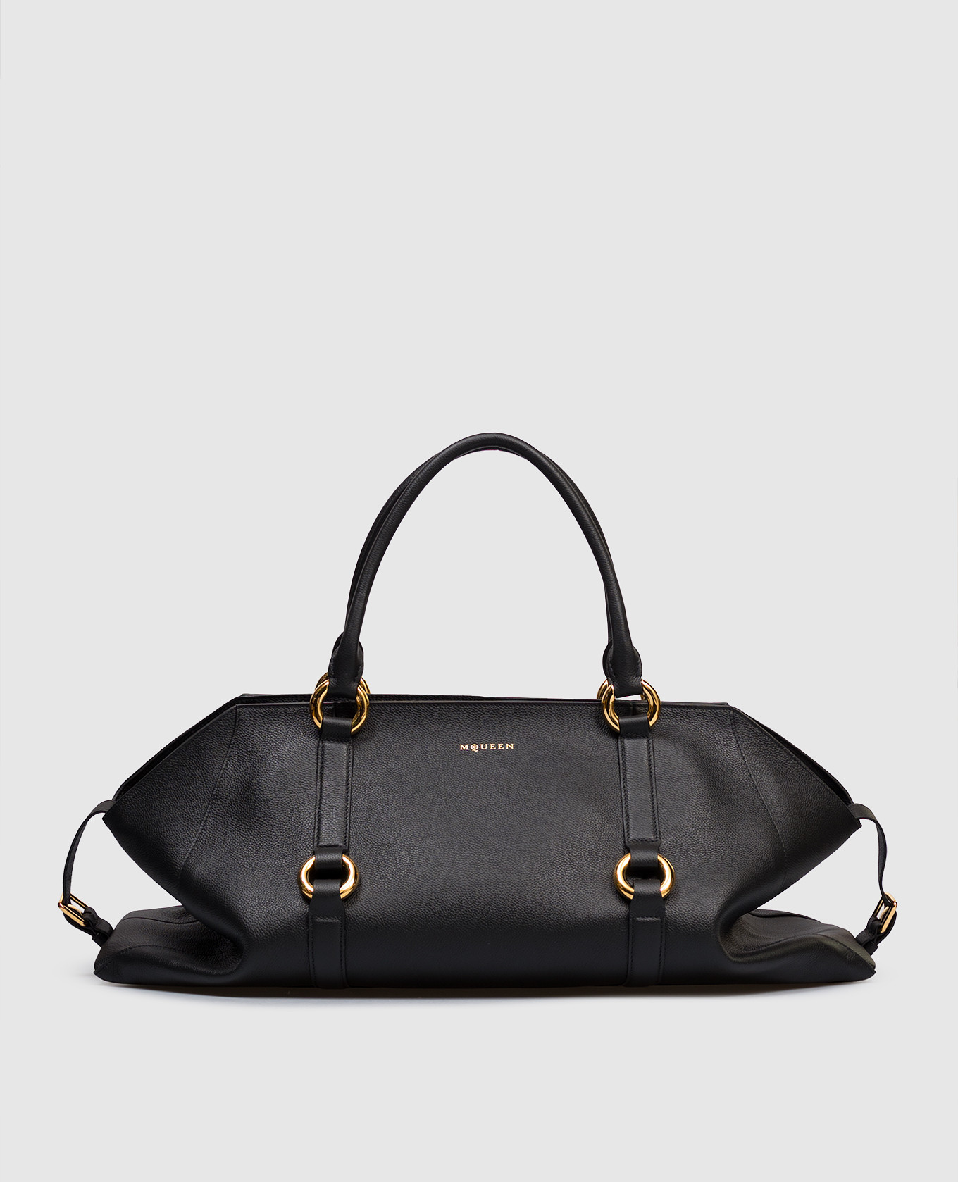 

Черная кожаная сумка Farringdon Maxi, Черный, Дорожные сумки