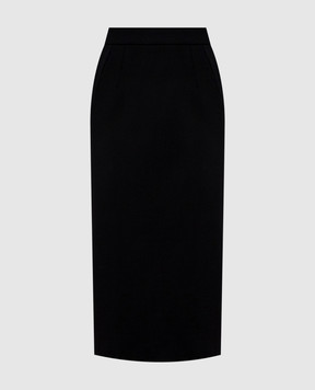 Dolce&Gabbana Чорна спідниця-олівець з вовни F4DEJTFUBCE