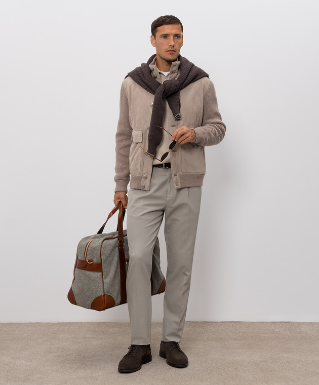 Brunello Cucinelli Бежевое поло из кашемира M2200295 изображение 2