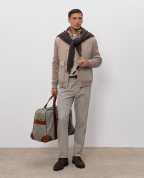 Brunello Cucinelli Бежеве поло з кашеміру M2200295