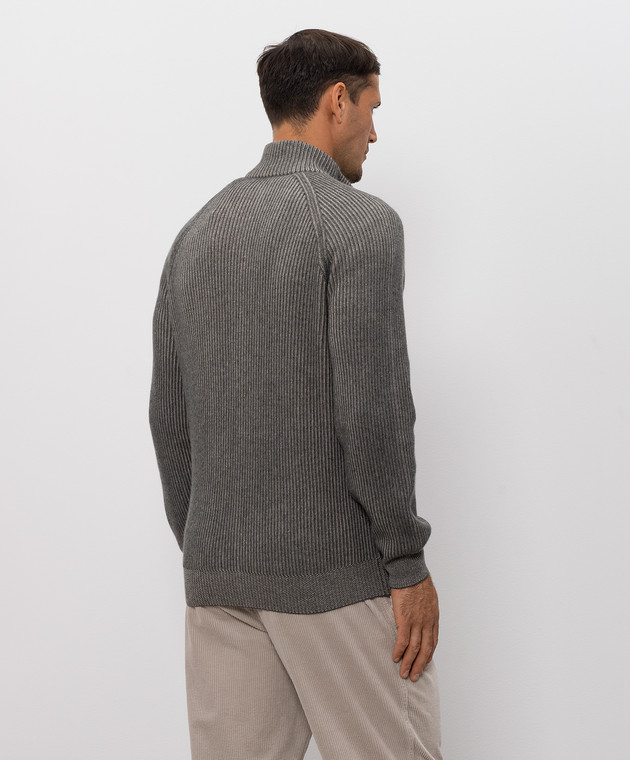 Brunello Cucinelli Зеленый кардиган из кашемира M22700506 изображение 4