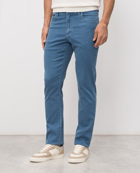 Castangia dal 1850 Блакитні джинси з патчем логотипа GDPCA202S26