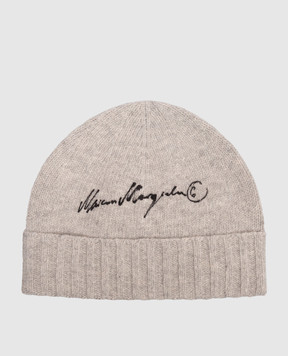 Maison Margiela MM6 Серая шапка с шерстью S52TB0025M13288