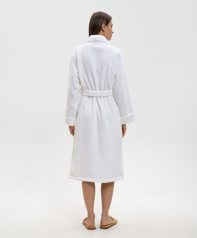 Hamam Белый махровый халат PERA PERABATHROBE изображение 4