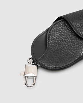 Dolce&Gabbana Черный кожаный футляр для очков BP3477A0370