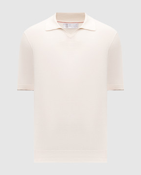 Brunello Cucinelli Белое поло M29800145