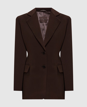 Ermanno Scervino Коричневий жакет D496I315ILM