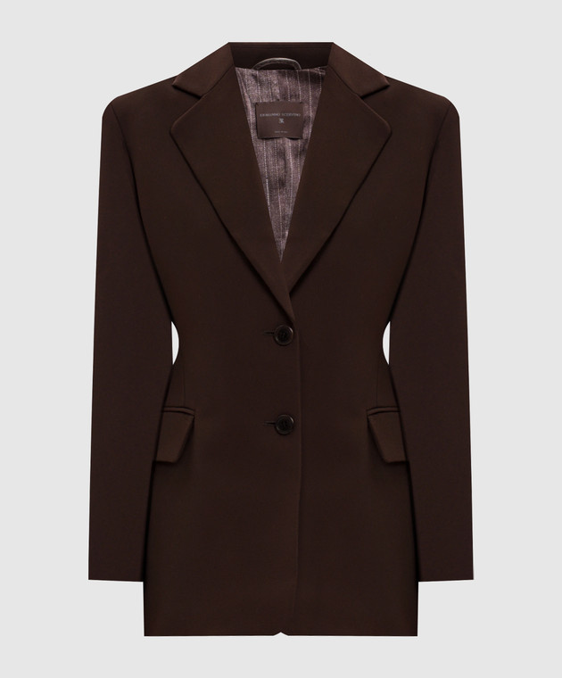 Ermanno Scervino Коричневий жакет D496I315ILM