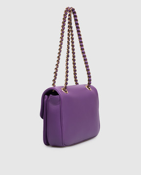 Valentino Фіолетова шкіряна сумка Djuna 8W0B0T57AIR