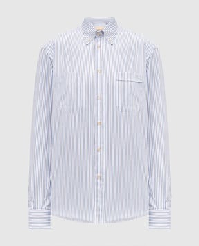 Valentino Біла сорочка в смужку з емблемою 8V3ABS80B95