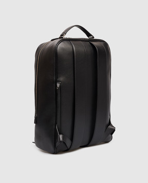 Tom Ford Чорний шкіряний рюкзак з логотипом H0695LGO066S