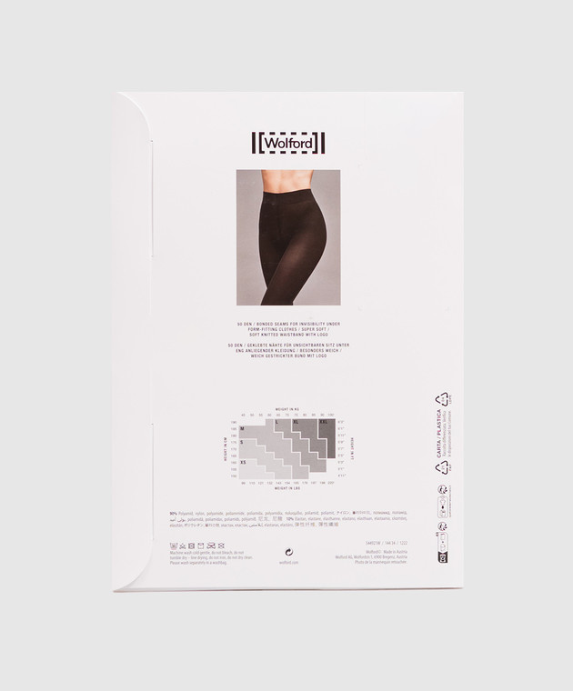 Wolford Черные колготки 50 den 14434 изображение 2