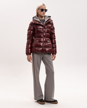 Moncler Бордовый пуховик Barante L20931A00143597Z8