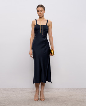 Victoria Beckham Синя сукня міді 1126WDR007043C