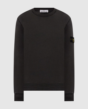 Stone Island Серый свитшот с патчем логотипа L2S156100060S0051