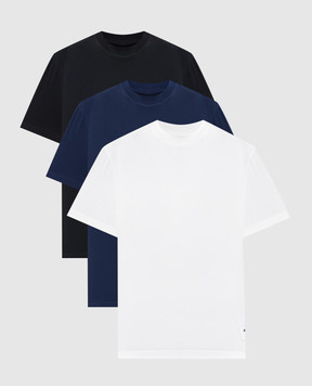 Jil Sander Набор футболок с нашивкой логотипа J53GC0008JTN254
