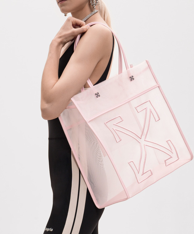 Off-White Рожева сумка-тоут Market OWNA23FS26FAB001 зображення 2