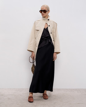 Brunello Cucinelli Чорна спідниця максі M0H38G3396