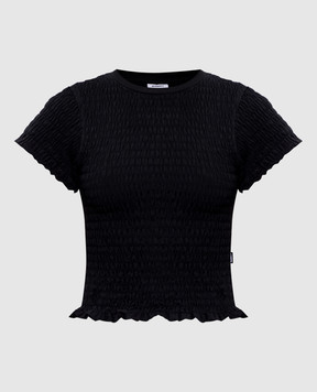 Vetements Чорна футболка WE76TR422B