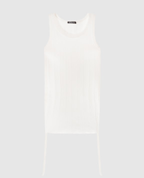 Ann Demeulemeester Белая майка Mara B0011982FA736