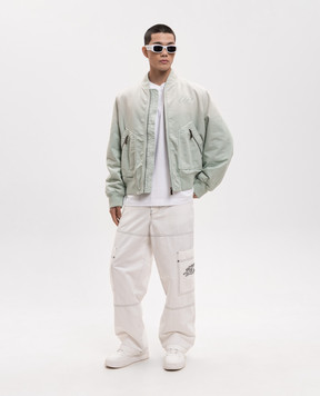 Off-White Біла футболка з принтом логотипа 44MAA120S26J00M