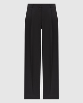 The Row Коричневі штани Mikkela з вовни 10205W4083